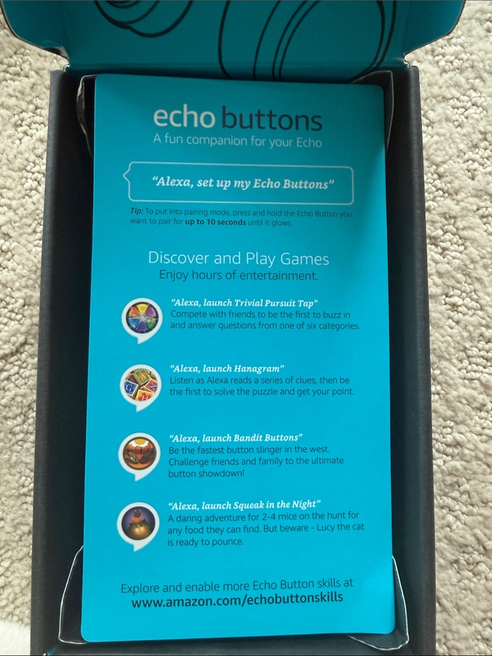 Amazon Echo Buttons - Picture 3 of 6